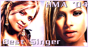 Christina Milian - 'HMA '04's 'Best Singer'