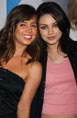 Eliza Dushku with Mila Kunis ('American Psyho 2')