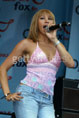 javine at 'FOX FM Party in the Park'