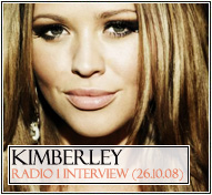 Kimberley || radio 1 Interview (26.10.08)