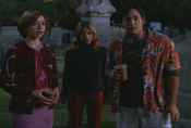 Buffy, Willow and Xander are shocked