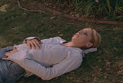 Buffy is shot too on the backyard