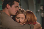 Friend hug: Buffy, Willow and Xander