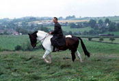 Anthony Stewart Head on his horse Otto